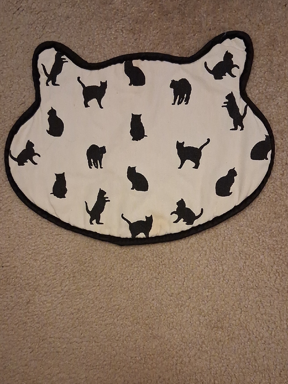 Cat-Shaped Hot-Plate Trivet Placemat